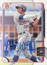 2015 Bowman Draft #48 Adam Brett Walker Rookie Minnesota Twins AUTO SIGNED
