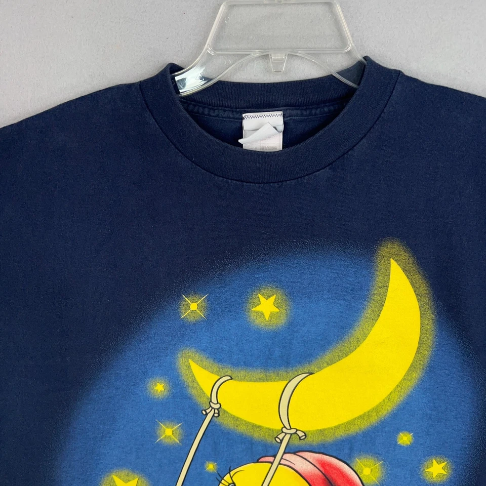 Tweety Bird Shirt Womens One Size Blue Warner Bros Looney Tunes Midnight Swinger - Image 3 of 4