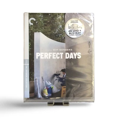 Criterion Collection #1226 PERFECT DAYS 4K UHD + Blu-ray Brand New Sealed