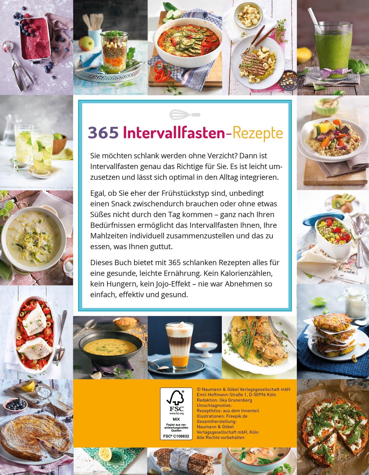 Thumbnail - 365 Intervallfasten-rezepte | Ilka Grunenberg | Buch | 365 Rezepte |