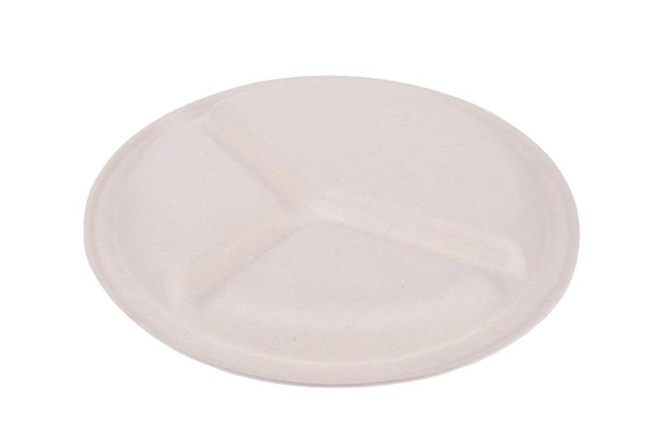 Bamboo biodegradable disposable plates 50 pack Any Occasion Daily usage - Image 4 of 4