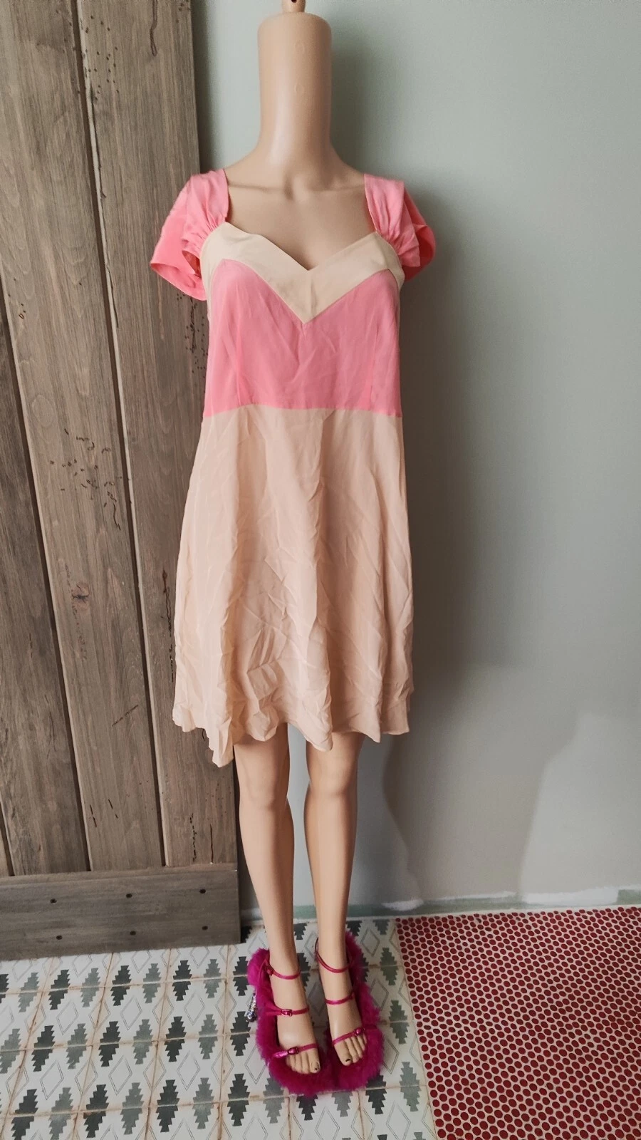 MIU MIU ABITO IN SETA CARINO TAGLIA 38