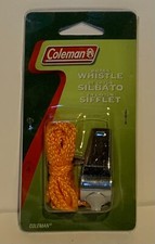 coleman brass signal whistle new in box