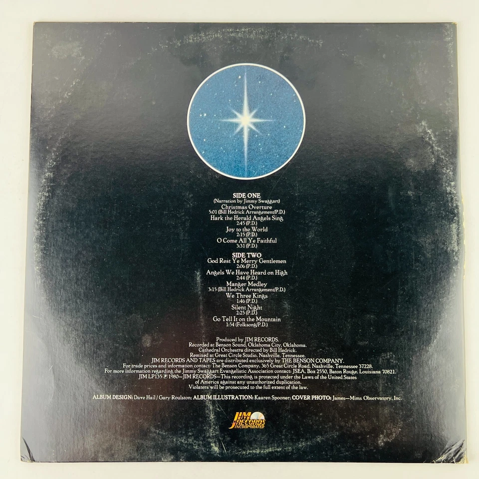 Jimmy Swaggart – And It Came To Pass... Vinyl LP Record Album JIM LP137 - Image 4 of 4