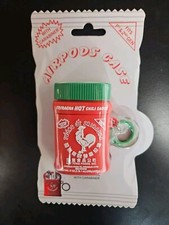Sriracha Hot Chili Sauce Red Silicone Airpod Holder Case Fits Gen 1 And Gen 2