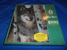 WOLF IN MONTANA 1000 Piece Jigsaw Puzzle by BIG BEN Made in 2000 SEALED UNOPENED
