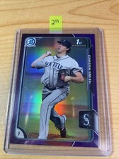 2015 Bowman Chrome Prospects Purple Refractor Carson Smith #BCP164 /250 Mariners