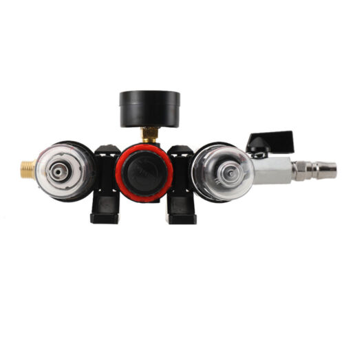 Filtro compressore aria 1/4" separatore acqua olio filtro trappola strumento e regolatore manometro - Foto 4 di 12