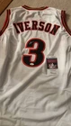 Allen Iverson Autographed 76ers Basketball Jersey COA PSA Sticker