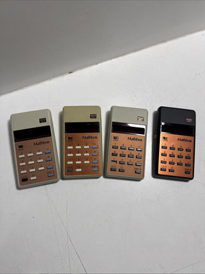 Novus 650 Matchbox Vintage Calculator LOT OF 4 Made In USA