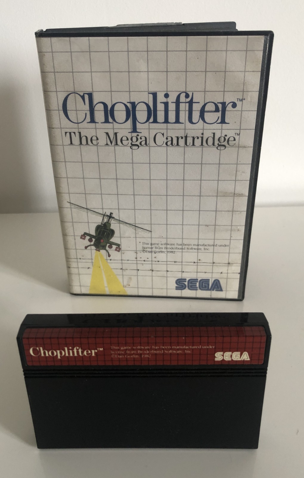 Jeu SEGA Master System - Choplifter (complet)