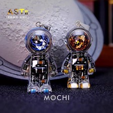 MOCHI original cyberpunk astronaut keychain gift, niche couple necklace pendant
