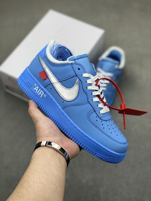 #ad Air Force 1 Low #x27;07 x Off White MCA University Blue CI1173 400 Size 6 12 $185.99