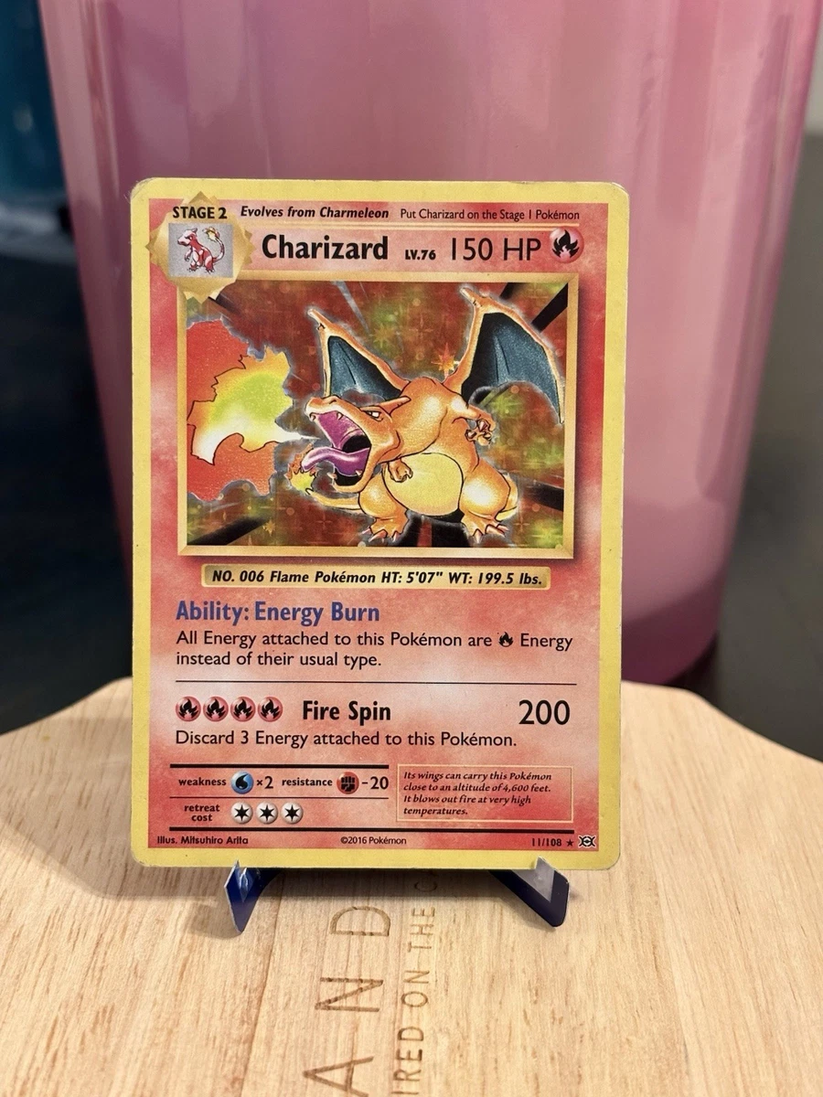 Charizard Pokémon TCG Evolutions Holo Rare Individual Collectible