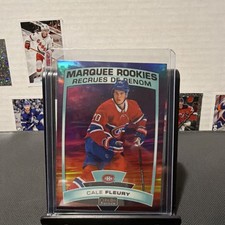 2019-20 O-Pee-Chee Platinum Cale Fleury Marquee Rookies Sunset #158 Canadiens