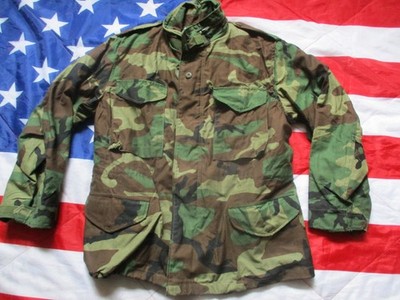 real US ARMY USA Issue WOODLAND CAMO CAMOUFLAGE M65