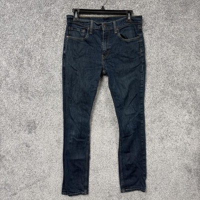 Levis 511 Jeans Mens 30x28.5 Blue Slim Fit Stretch Denim Classic Streetwear