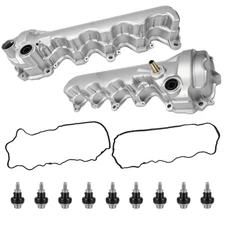 2x Engine Valve Cover For Ford F-150 F150 Truck V8 5.4L 04-10 F-250 F-350 2010