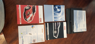 2005 Ford GT 40 owners manual set new