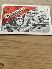 1974 CROSSMAN 760 POWERMASTER BB RIFLE OWNERS MANUAL