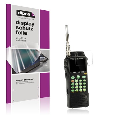 4x Schutzfolie klar für Aor AR-8200 Displayschutzfolie Folie Display Schutz