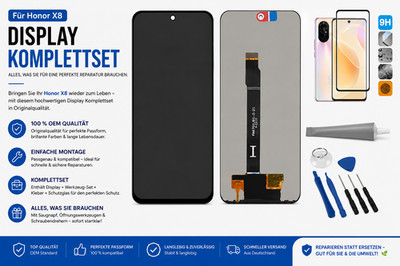 OEM Display für Honor X8 LCD Touchscreen Bildschirm Glas TFY-LX1 TFY-LX2 TFY-LX3