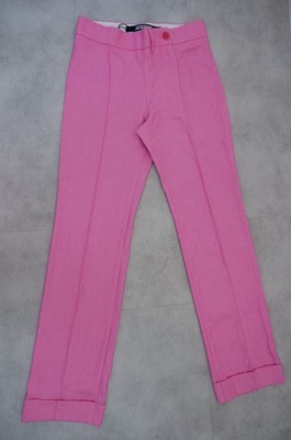 Jacquemus Damen Le Splash Rosa Leinenhose Hose Größe 34 Uk 6 Straight Fit