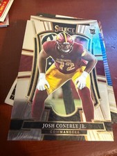 2025 Panini Select - Premier Level Josh Conerly Jr. #187 (RC) Commanders