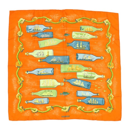 Hermes Carre 90 Bouteilles a la Mer Scarf 920562
