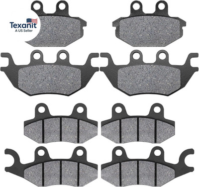 Front and Rear Brake Pads for Kawasaki Mule Pro FXT FX DXT DX KAF820 KAF 820 KAF