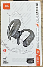 JBL - Endurance Peak 3 Dust and Waterproof True Wireless Active Earbuds - Black