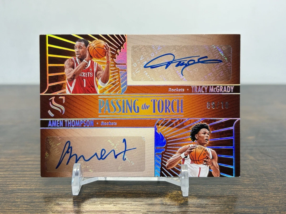 Panini Tracy McGrady Basketball Autographed Sports Trading Cards 