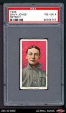 1909 T206 Davy Jones Detroit Tigers PSA 4 - VG/EX