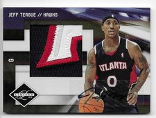 JEFF TEAGUE 2009-10 NBA Limited RC AUTO JUMBO PATCH #2/5 Atlanta Hawks