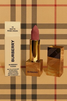 Burberry Kisses Matte Lip Colour 19 Rose Crush Lipstick Full Size NIB