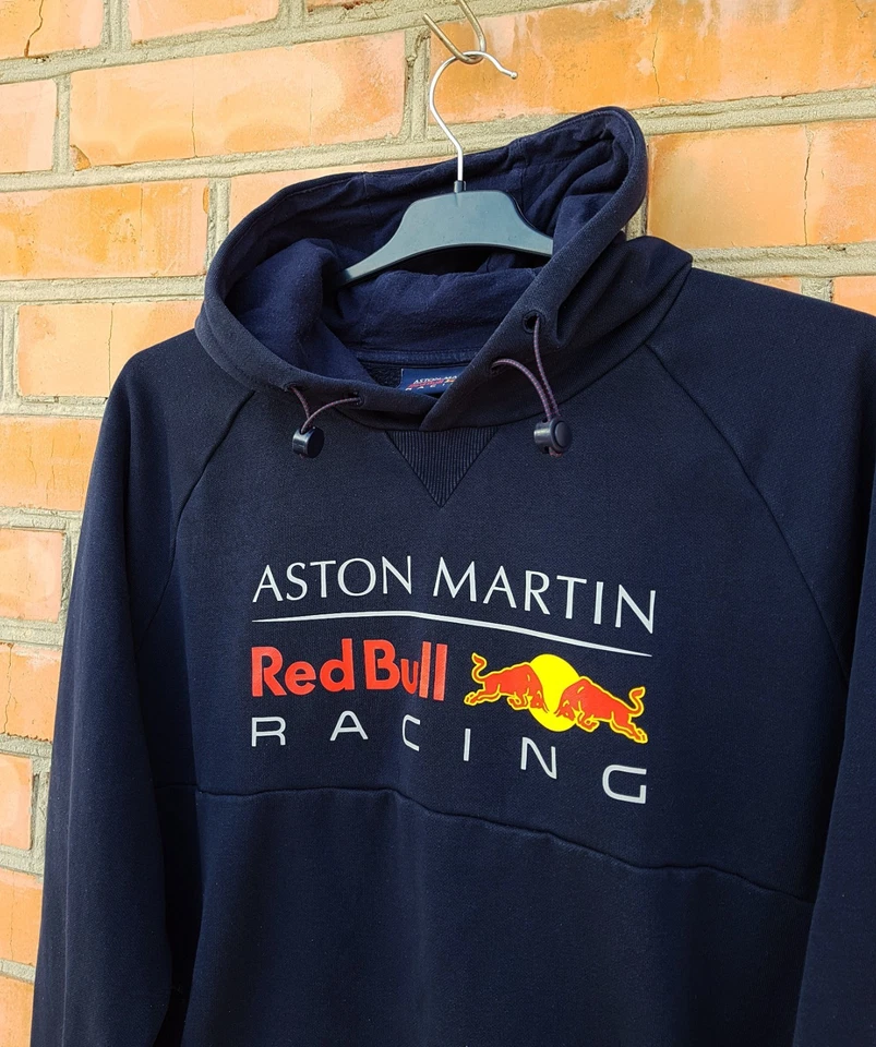 Aston Martin Red Bull Racing F1 Stichd Men's Hoodie Sweatshirt sz M - Image 2 of 4