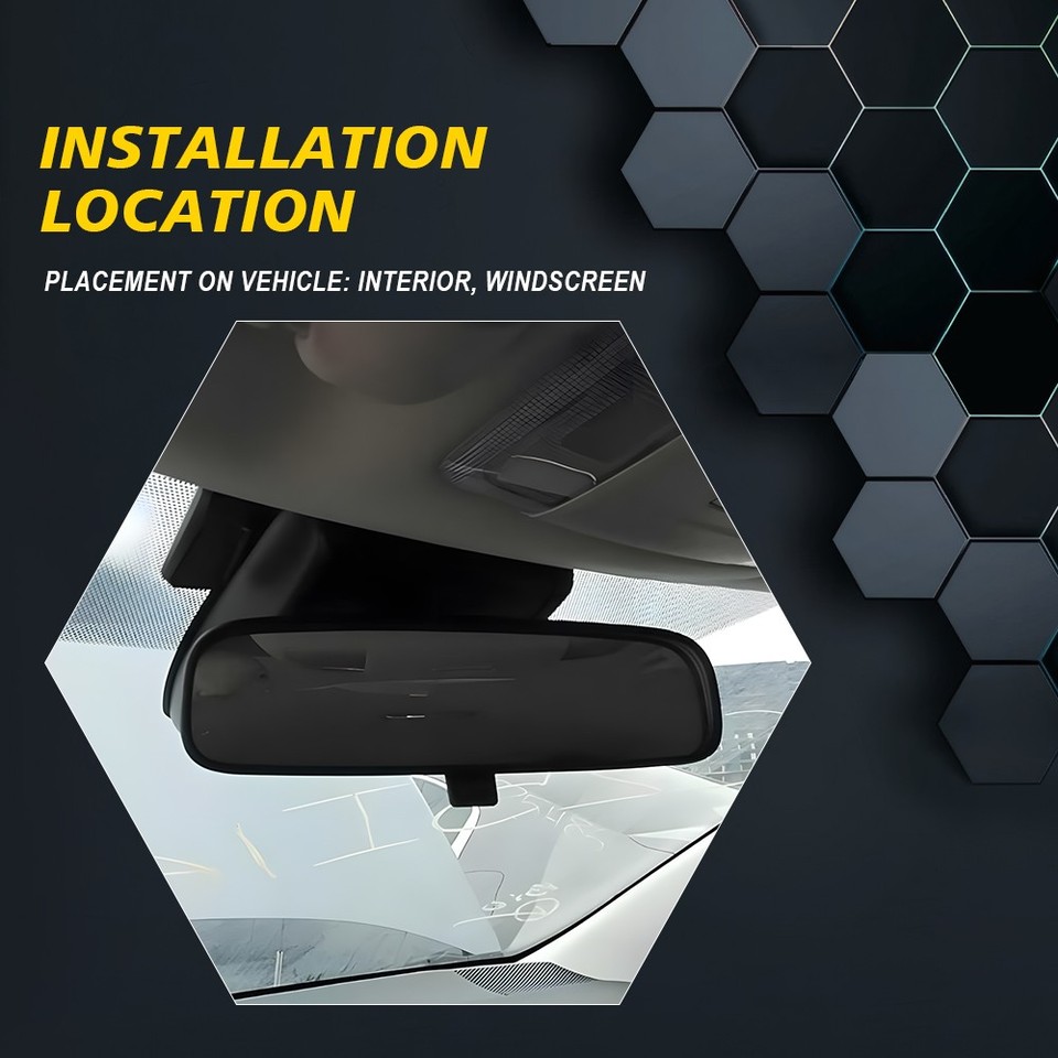 For 2018-2022 Toyota Camry 87810-0C020 Black Interior Center Rear View ...