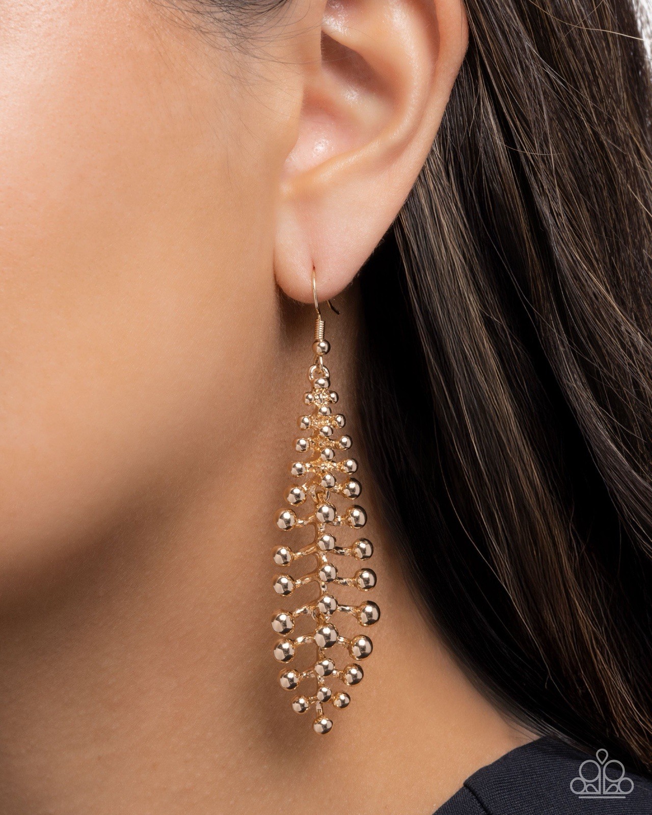 New Paparazzi Jewelry-Seize The Studs Earrings-Gold