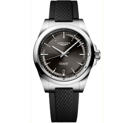 New Longines Conquest 38mm Sunray Black Men's Watch L37204529