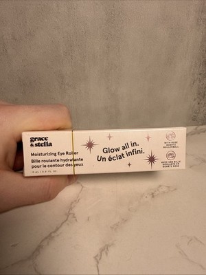 grace & stella Under Eye Brightener Roller - Airplane Travel Essentials - Tra...