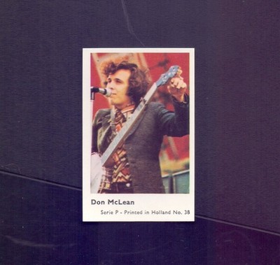 Dandy Gum Pop Stars Serie P Nr 38 Don McLean Ausgabe 1977 CA1
