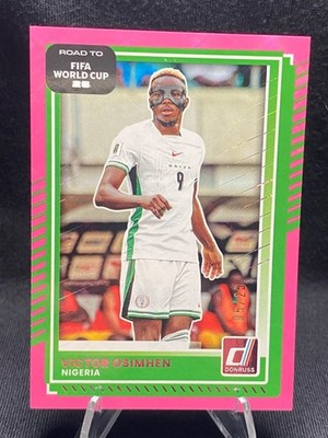 2025-26 Panini Road To FIFA World Cup Victor Osimhen #190 Pink Swirl #5/25