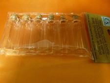 6 PC MINI GLASS CORK BOTTLES SALE Craft Clear Potion Chemical Liquid Storage