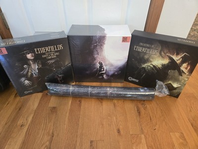 Etherfields + 2 Expansions Sealed Or NIB-Stretch Goals & Creatures Plus Play Mat