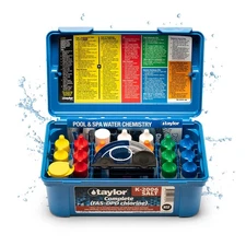 Taylor K-2006-SALT FAS-DPD 9-in-1 Pool/Spa Test Kit - Free & Combined Chlorine