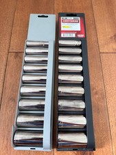  Craftsman Usa 18pcs. 38 Dr Metricsae 12pt Deep Socket Set Nos G2 Series