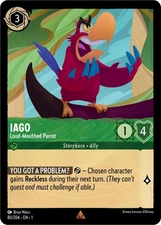 Disney Lorcana The First Chapter #80/204 Iago Loud-Mouthed Parrot