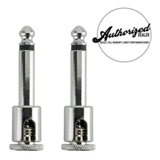 2 Pack | George L's .155 Right Angle Pedalboard Solderless Cable Plugs 