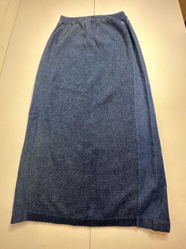 Blue Willis Vintage Women's Maxi Denim Skirt Back… - image 1