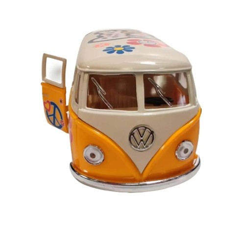 KINSMARMT 1:32 1962 VW Classical Bus W/Printing ( Ivory Top} diecast model car - Picture 8 of 8